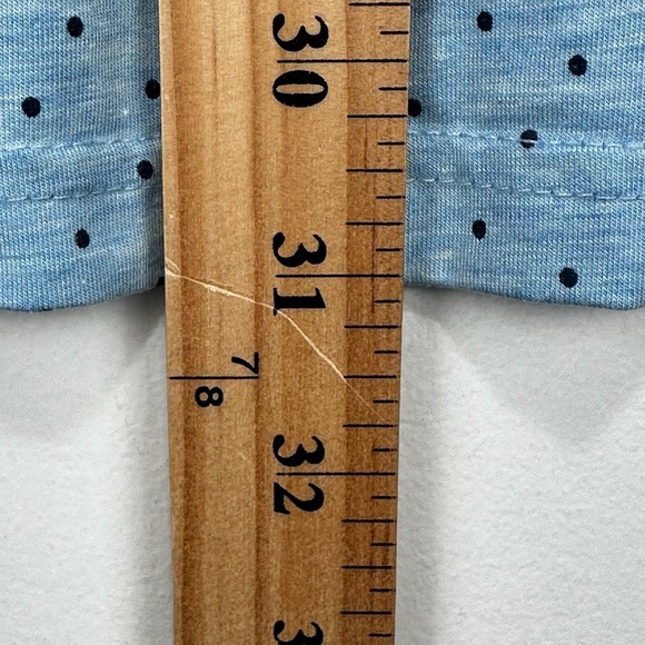 TPC Sugarloaf Tasc Performance Golf Polo Shirt Men XL Blue Dot Print Wicking - Picture 6 of 9